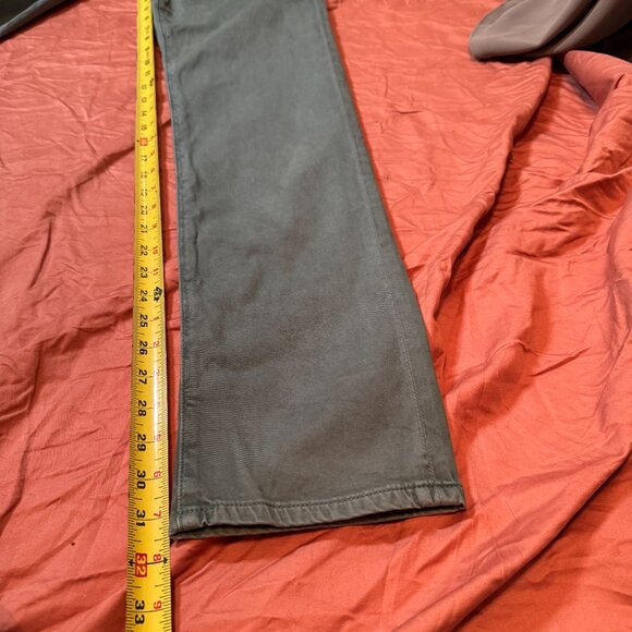 AG Trellis Stretch Sateen Modern Slim Pants - Sulfur Kelp Forest - 32 - Picture 8 of 13